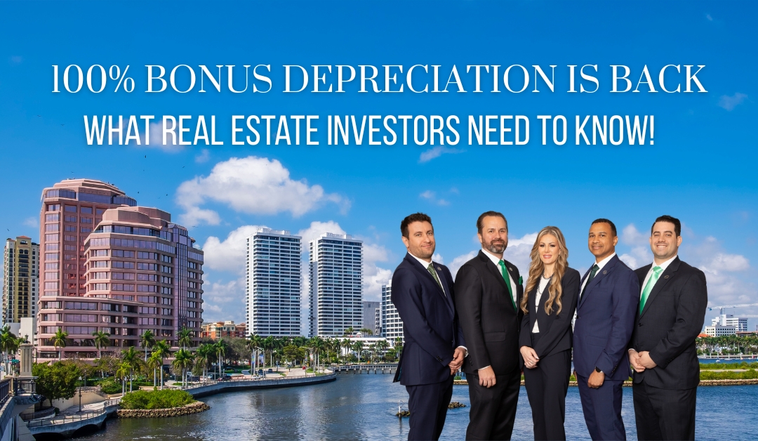 100% Bonus Depreciation is Back: What Real Estate Investors Need to Know